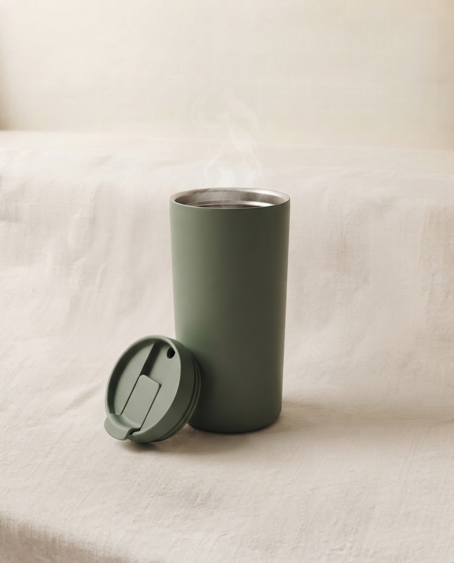 Termos de cafea izolat